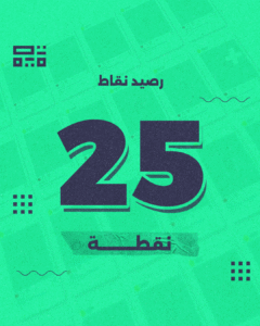 باقة 25 نقطة – للمبتدئين والمشاريع الصغيرة